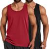 COOFANDY Mens Running Singlet Tank Tops Undershirts for Men Pack Sleeveless T Shirts view 1