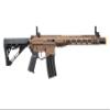 ZION ARMS R15 MK2 CNC Airsoft Gun (Nebula II Programmable ETU)-13" Rail (Bronze) view 2