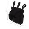 BESPORTBLE Softball Referee Bag with Waist Belt Durable Oxford Cloth Storage for Keys Phone Convenient Side Storage for Referees Softball Gear view 2