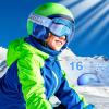 ITOWE Kids Ski Goggles for 3-14, Snow Goggles for Boys Girls, Winter Sports Snowboard Goggles for Child Toddlers Youth Anti Fog 100% UV Protection (Revo Blue) view 3