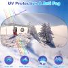 ITOWE Kids Ski Goggles for 3-14, Snow Goggles for Boys Girls, Winter Sports Snowboard Goggles for Child Toddlers Youth Anti Fog 100% UV Protection (Revo Blue) view 4