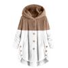 Lolvmvchi When Is Sherpa Hoodie Women Early Deals Winter Jackets For Women Split Fashion Casual Long Sleeve Plush Coat (Khaki, Xxxxxl) view 1