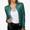 Sales Now Women's Casual Jackets Early Deals Winter Coats for Women 2023 Trendy Short Casual Women's Coat (Green, XXXL) view 2