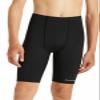 DEVOROPA Boys' Swim Jammers Husky Youth Competitive Swim Team Suit Quick Dry Athletic Swimsuit Swimming Trunks Broad Shorts UPF 50+ Black XS view 2