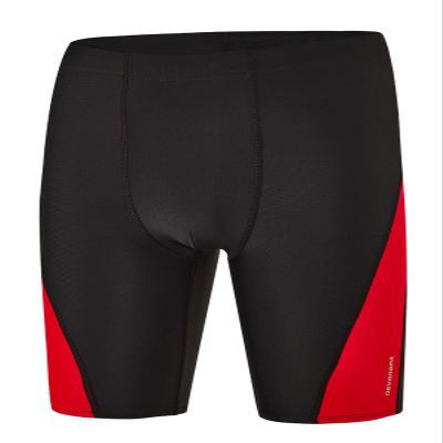 DEVOROPA Boys Swim Jammers Youth Competitive Swim Team Trunks Racing Swimsuit Athletic Swimming Shorts Slim/Standard/Husky Slim Boys Black/Red X-Large