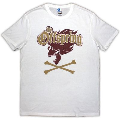Men's Offspring Screaming Skull T-Shirt Small White