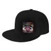 82nd Airborne Division US Paratrooper Veteran Hats Adjustable Fashion Flat Bill Baseball Cap Trucker Caps for Outdoor Adult Black view 1