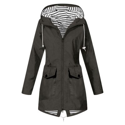 Sale Sign Fuzzy Jackets For Women Early Deals Winter Jackets For Women Outdoor Plus Size Hooded Windproof Loose Coat Long Sleeve Windbreaker Zip (Grey, M)