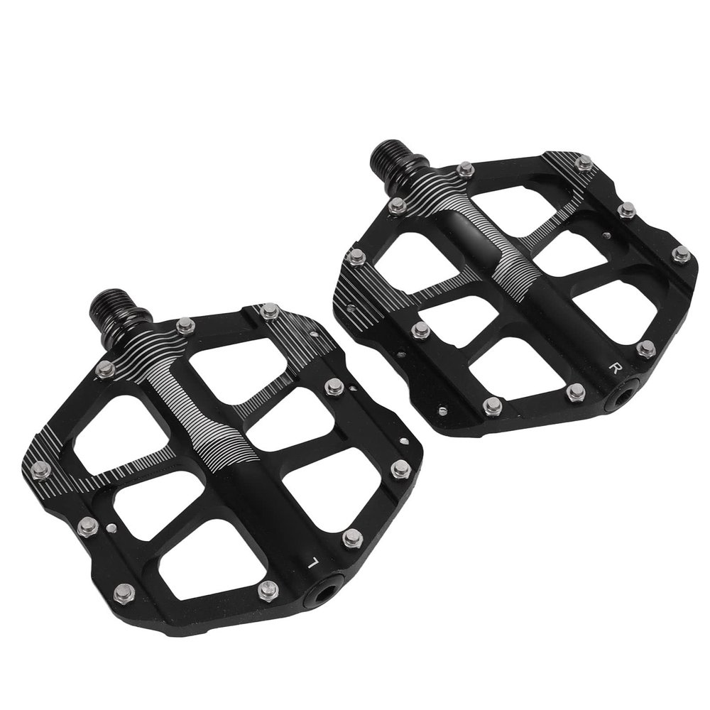Cycling Pedals, Anti Slip Cycling Pedal Road Bikes Pedal Mountain Cycling Pedals 3 Bearing Widen Tread for Ebike, City, Commuter, Hybrid, Road