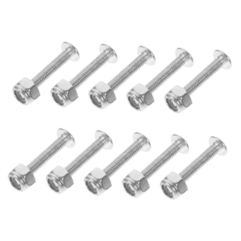 FAVOMOTO 15pcs Foosball Table Fixing Screws and Nuts Fasteners for Stable Gameplay Easy Installation Hardware for Foosball Table Players