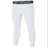 DEVOROPA Boys Leggings Husky Quick Dry Youth Compression Pants Sports Tights Basketball Base Layer White XS