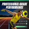 4THROWS Medium Spin Competition Discus for Track & Field, High School, College, Men & Women  75% Rim Weight, IAAF World Athletics Certified with Free Carry Bag, Neon Yellow and Black, 1.6kg view 2
