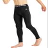 DEVOROPA Boys Leggings Husky Quick Dry Youth Compression Pants Sports Tights Basketball Base Layer Black S view 2