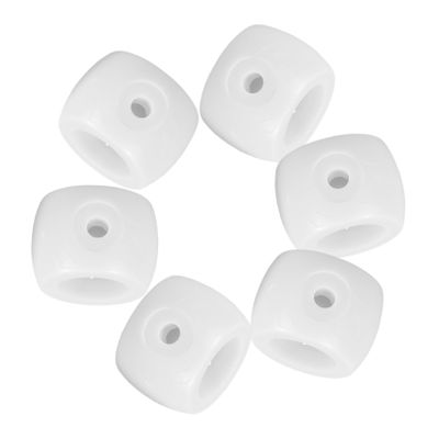 BESPORTBLE 8pcs Foosball Rod Locator Rings Durable Plastic Soccer Table Accessories Easy to Install Goal Bar Bearings for Enhanced Gameplay Experience
