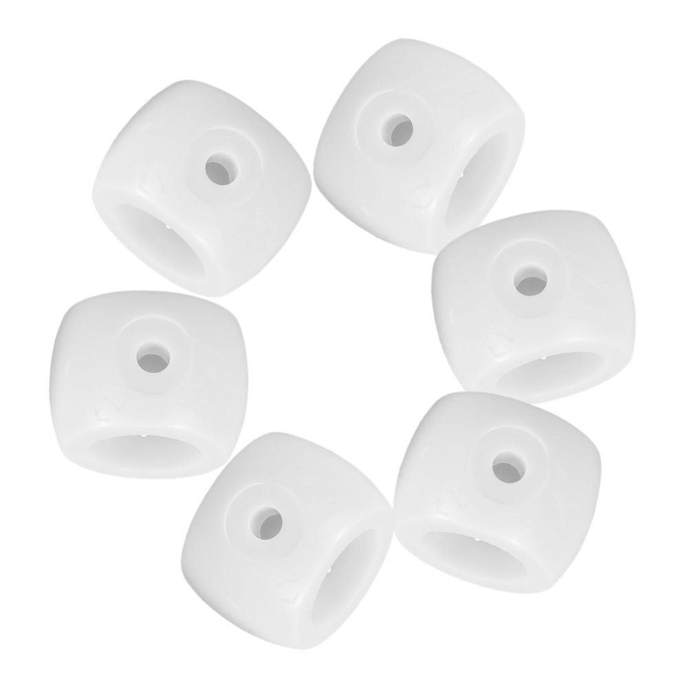 BESPORTBLE 8pcs Foosball Rod Locator Rings Durable Plastic Soccer Table Accessories Easy to Install Goal Bar Bearings for Enhanced Gameplay Experience
