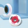 8 Pack 85A Inline Wheels 76mm Inline Skate Wheels with ABEC-9 Bearings Roller Skate Replacement Wheels for Girls Boys Outdoor Indoor (White) view 3