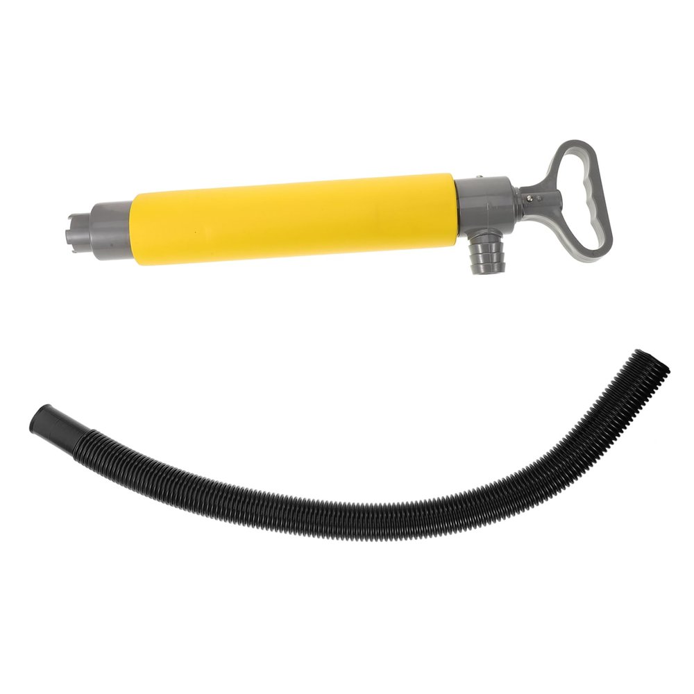 BESPORTBLE Portable Manual Kayak Bilge Pump Compact Water Pump for Canoes Easy Water Removal Efficient Suction Design Essential Kayaking Accessory Yellow