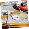 BESPORTBLE Portable Manual Kayak Bilge Pump Compact Water Pump for Canoes Easy Water Removal Efficient Suction Design Essential Kayaking Accessory Yellow view 3