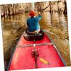BESPORTBLE Portable Manual Kayak Bilge Pump Compact Water Pump for Canoes Easy Water Removal Efficient Suction Design Essential Kayaking Accessory Yellow view 4