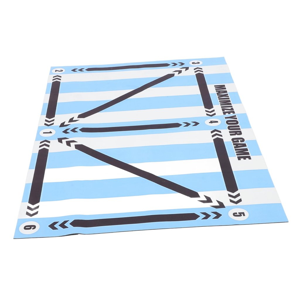POPETPOP Football Training Mat Soundproof Soccer Footstep Pad Slip Design for Indoor Practice
