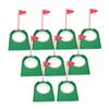POPETPOP Golf Training Tool Set 9 Pcs Putting Cup Flag for Accurate Indoor/Outdoor Practice view 1
