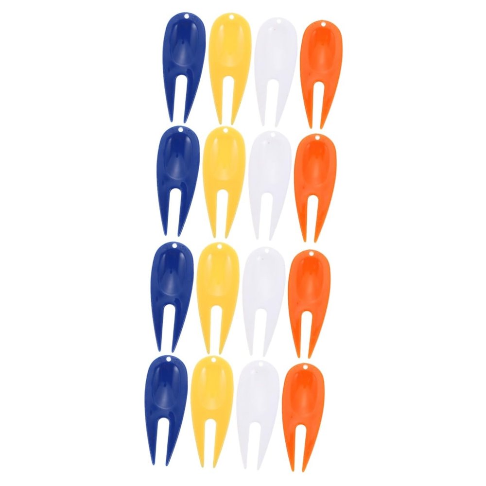 BESPORTBLE 40pcs Professional Golf Divot Repair Tool Portable Golf Fork for Golfing Repairing Balls Mark