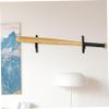 BESPORTBLE 1pair Multi-functional Baseball Bat Rack for Wall Mount Display and Storage Bat Holder for Organizing and Collectibles Space-saving for Baseball Enthusiasts view 4