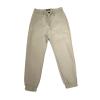 Boys' Stretch Pullover Jogging Slim Uniform Pants, Sweatpants, Fleece, Open Bottom with Pockets (US, Age, 14, Khaki) view 1