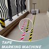 YANDDEA Playing Field Line Striping Machines, with Drawing Circle Kit, Floor Tape Applicator, Picklebal Court Marking Kit for Driveway, Asphalt Or Concrete, Basketball Courts, Road Warning,A view 3