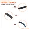 201296 Drive Belt for Nordictrack Commercial 1300 Elliptical, Elliptical Drive Belt Compatible with NTEL, DRE, DRC, EPCCEL, EPEL, EPEX, GGEX, HREVEL, PFEL, PFEVEL Series, Nordictrack Treadmill Parts view 3