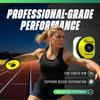 4THROWS High Spin Competition Discus for Track & Field, High School, College, Men & Women 83% Rim Weight, IAAF World Athletics Certified with Free Carry Bag, Neon Orange and Black, 1.6kg view 2