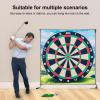 HEVIRGO Golf Chipping Game Mat Set,Golf Chipping Game Set Indoor Outdoor Games Play Equipment Golf Score Dart Game Chip Game Golf Training Aid,Golf Games for Adults Indoors 180cm view 4