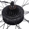 24 Inch Ebike Conversion Kit 36V 500W Rear Wheel E Bike Motor Conversion Hub Electric Bicycle Wheel, 5 Speed Rear Wheel Motor Kit Ebike Cycling Hub Motor with Dual Mode Controller,LCD Display, PAS view 4