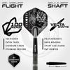 Winmau Darts Callisto 25g 90% Professional Tungsten Steel Tip Darts Set with Dart Flights and Dart Shafts (Stems) view 3