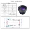 Miasazyr PVS14 PVS31 PVS15 Objective Lens 40 Degrees 1X Night Vision Tube Binocular Monocular NVG Lens Image Intensifier Tube,Black view 2