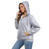 Sales Today Clearance Prime Lightweight Jacket Women Winter Jackets for Women Zipper Casual Hoodie Winter Jacket Jacket (Grey, XXXXL) Placed Recently by Me view 2