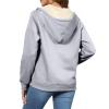 Sales Today Clearance Prime Lightweight Jacket Women Winter Jackets for Women Zipper Casual Hoodie Winter Jacket Jacket (Grey, XXXXL) Placed Recently by Me view 3