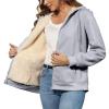 Sales Today Clearance Prime Lightweight Jacket Women Winter Jackets for Women Zipper Casual Hoodie Winter Jacket Jacket (Grey, XXXXL) Placed Recently by Me view 4