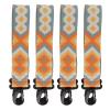 FLEXMAN 4Pcs Ski Boot Carrier Strap, Universal Thickening Snowboard Boot Carrier Sling, 73cm Length Portable Ski Boots Shoulder Strap for Skating and Rollerblading view 1