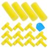 BESPORTBLE 1bag Table Tennis Racket Cleaning Eraser Sponges for Cleaning Paddle Supplies Portable Paddle Eraser