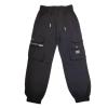 Boys Cargo Joggers Pants Elastic Waist Casual Jogging Trousers Bottom for Kids 6-16 Years (US, Age, 14 Years, 500, Black) view 1
