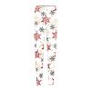 Santa Claus Print Gym Leggings - High Waisted Workout Pants with Tummy Control - Casual Holiday Leggings for Women - 2024 Winter Christmas Outfits (E-Hot Pink, X-Large) view 2