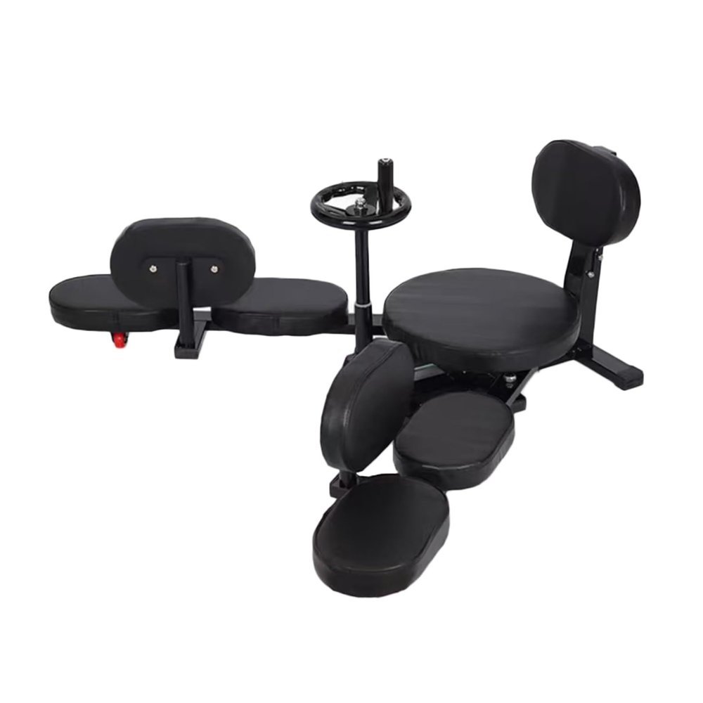 BXKCFYBSQ Leg Stretcher with Backrest,Leg Split Stretching Machine,Heavy Duty Splits Trainer,Fitness Training Equipment,for Ballet Yoga Sports Training,Load Capacity 200 Kg(Black)