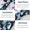 SNOW DREAMS Boys Girls Puffer Vest Hooded Quilted Outwear Sleeveless Jacket Lined Zipper Waistcoat Black White Graffiti Size 12 view 4