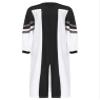 easyforever Women's Choir Robe Halloween Cosplay Theme Party Costume Long Sleeve Color Block Zipper Clergy Gown Black Large view 3
