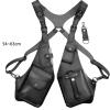 NineFit Basics Unisex Adults Anti-Theft Harness Wallet, Underarm Double Shoulder Bag for Men & Women, Adjustable PU Leather Strap Wallet (Coffee) view 4