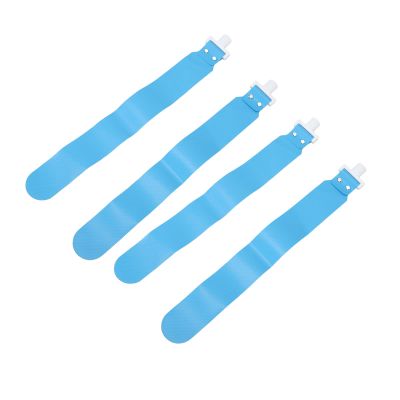 TYTOGE Flag Football Belts Set,5 Pcs Adjustable Flag Football Belts for Youth and Adults Training Equipment (Blue)