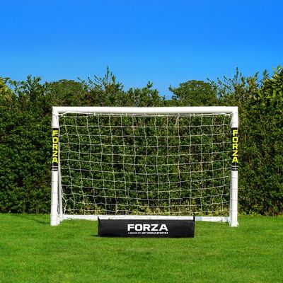 FORZA 6 x 4ft Kids Soccer Goal - The Worlds #1 Backyard Goal! | 100% UK-Made, 2 Min Setup, Unbreakable Goalpost Bundle - Buy FORZA, Play Forever! (3. Goal and Carry Bag)