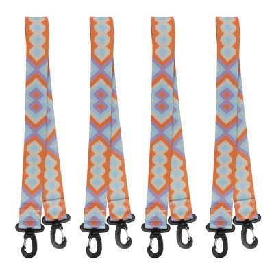 flexman 4Pcs Roller Skate Leash, Nylon Ski Boot Carrier Straps with Carabiner Clip, 73cm Long Ice Skates Shoulder Straps for Boots, Roller Skates, Skating Shoes