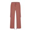Muscularfit Cargo Pants for Men Big and Tall Elastic Waist Cotton Sweatpants Causal Solid Multi Pockets Joggers Athletic Pant Prime of Day Deals Today 2024 Men Mens Jogging Pants Watermelon Red L view 4
